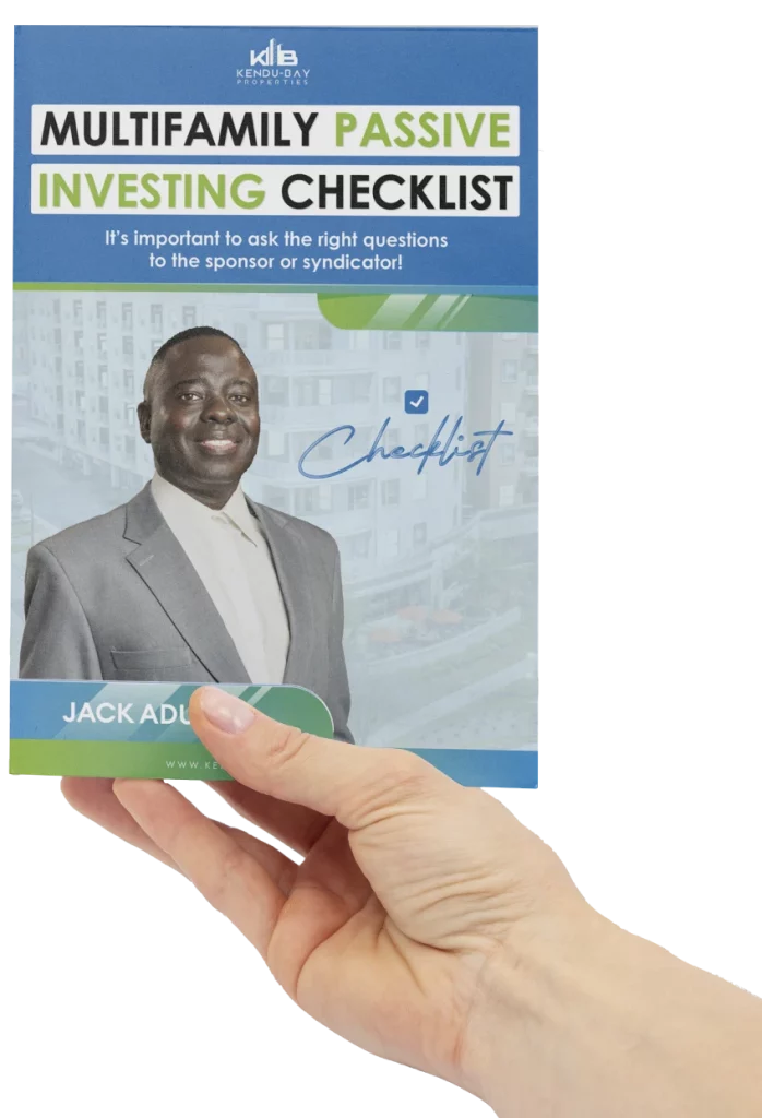 multifamily passive investing checklist